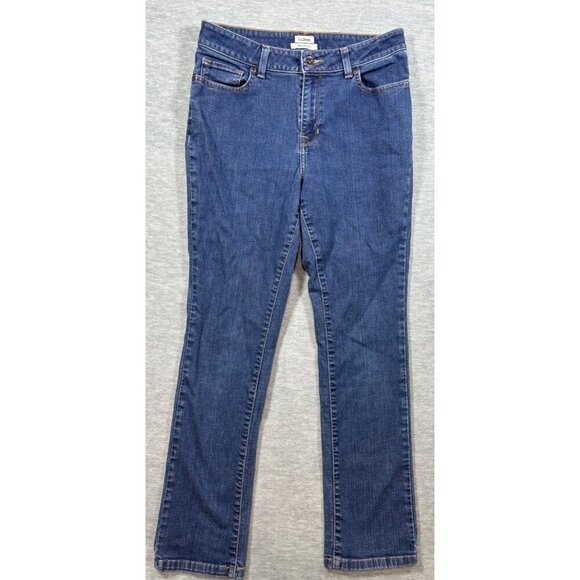 L.L. Bean Favorite Fit Womens Blue Jeans Size 10 Reg - Picture 1 of 5